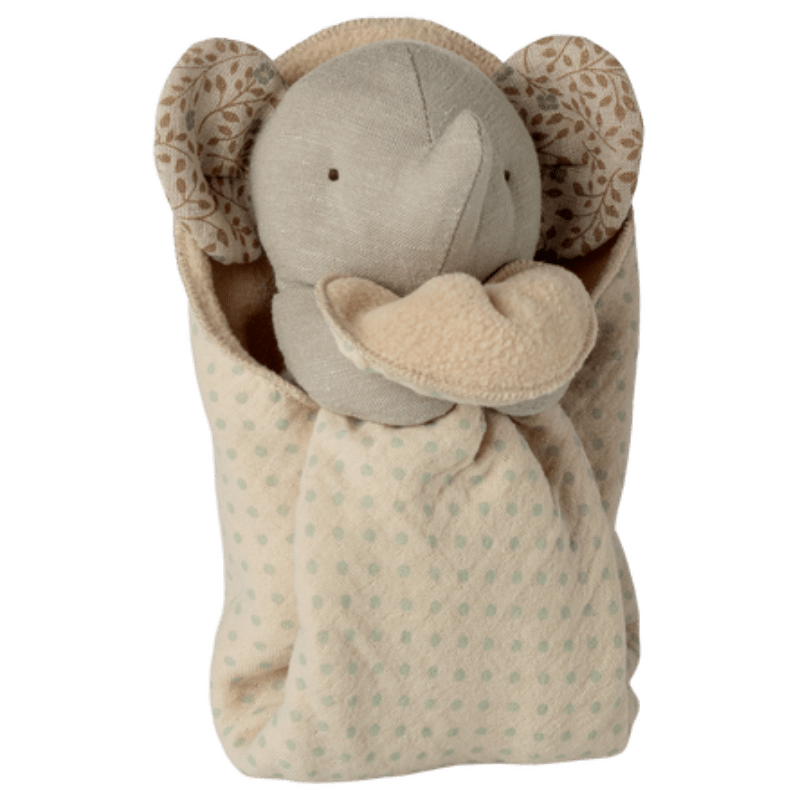 Lullaby Friend - Elefant mini - grå - Nordic Home Living