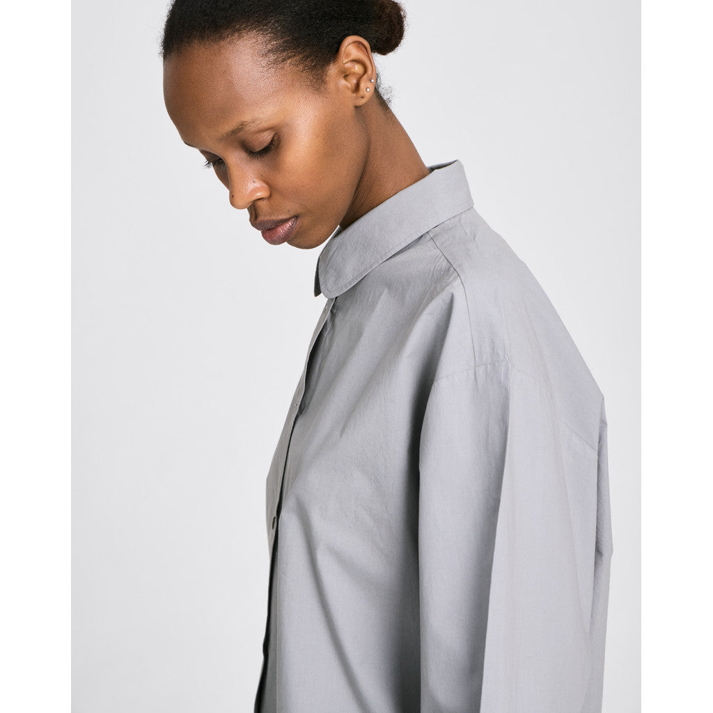 Luna - L/S Poplin Shirt - Monument