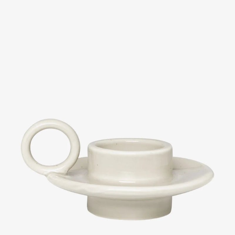 Lysestage - Sand - til fyrfadslys - Nordic Home Living