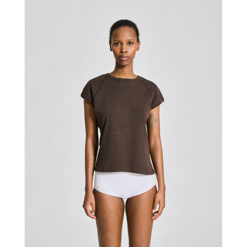 Malou - T-shirt - mulch - Nordic Home Living