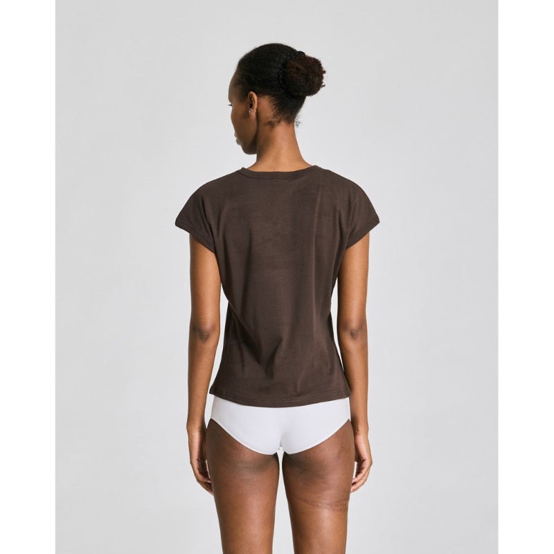 Malou - T-shirt - mulch - Nordic Home Living