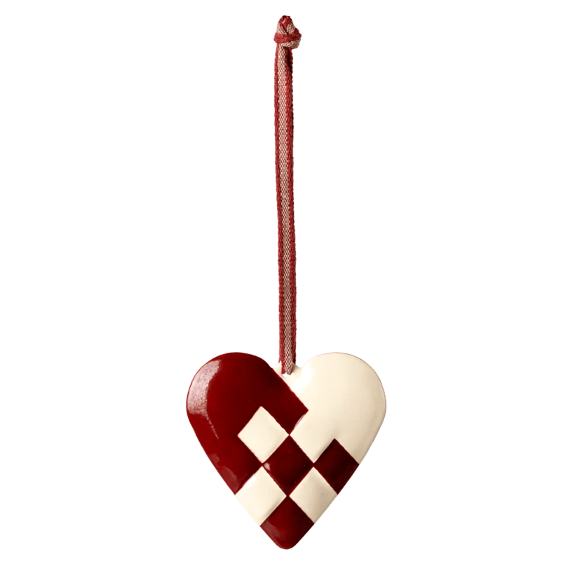 Metal ophæng - Hjerte - Small - Rød | Maileg - Nordic Home Living