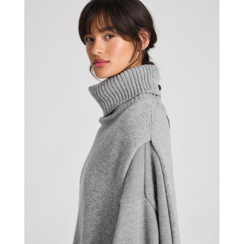 Michelle - Neck Piece - Grey melange| GAI+LISVA - Nordic Home Living