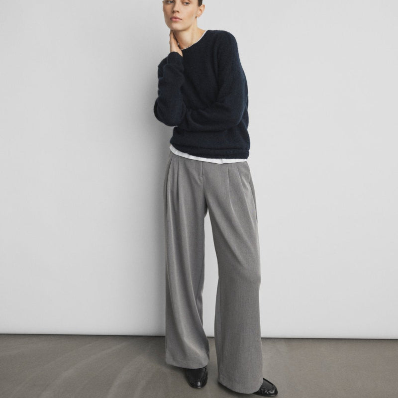 MSCH Henrika Pant - Grey melange