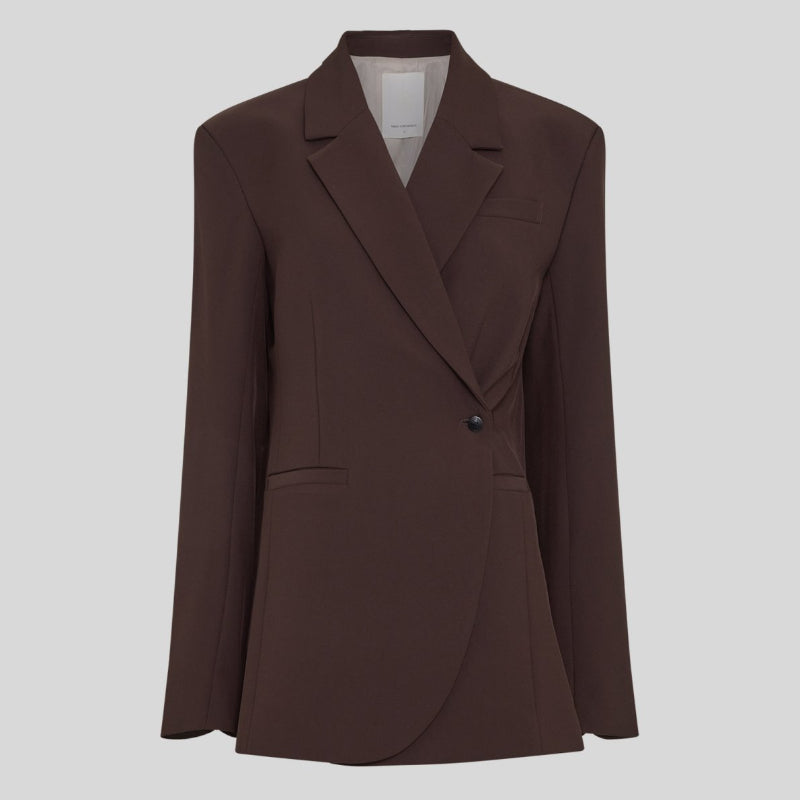 MSCH Vega Loose Blazer - Dark brown