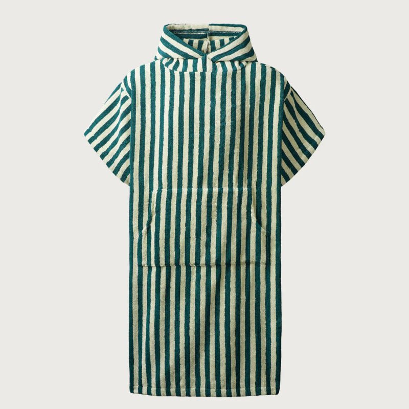 Naram - Poncho - Sea foam & deep teal - Nordic Home Living