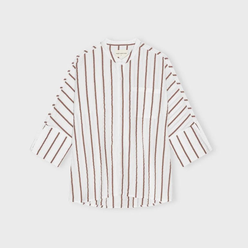 Note Shirt - Wawe - ecru/terra - Nordic Home Living