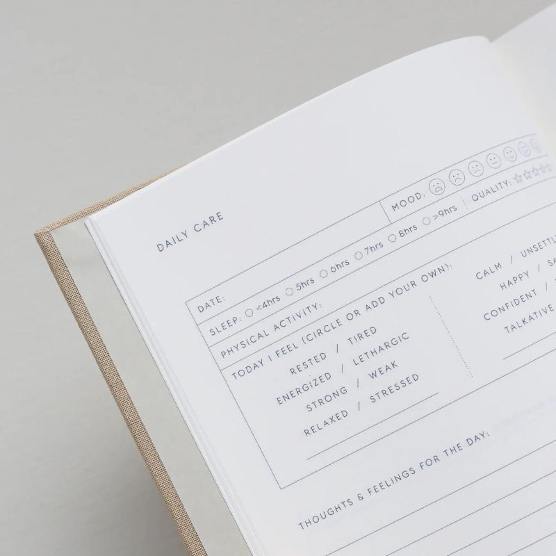 Notesbog - Care Journal - Omsorgsdagbog (Engelsk) - Nordic Home Living