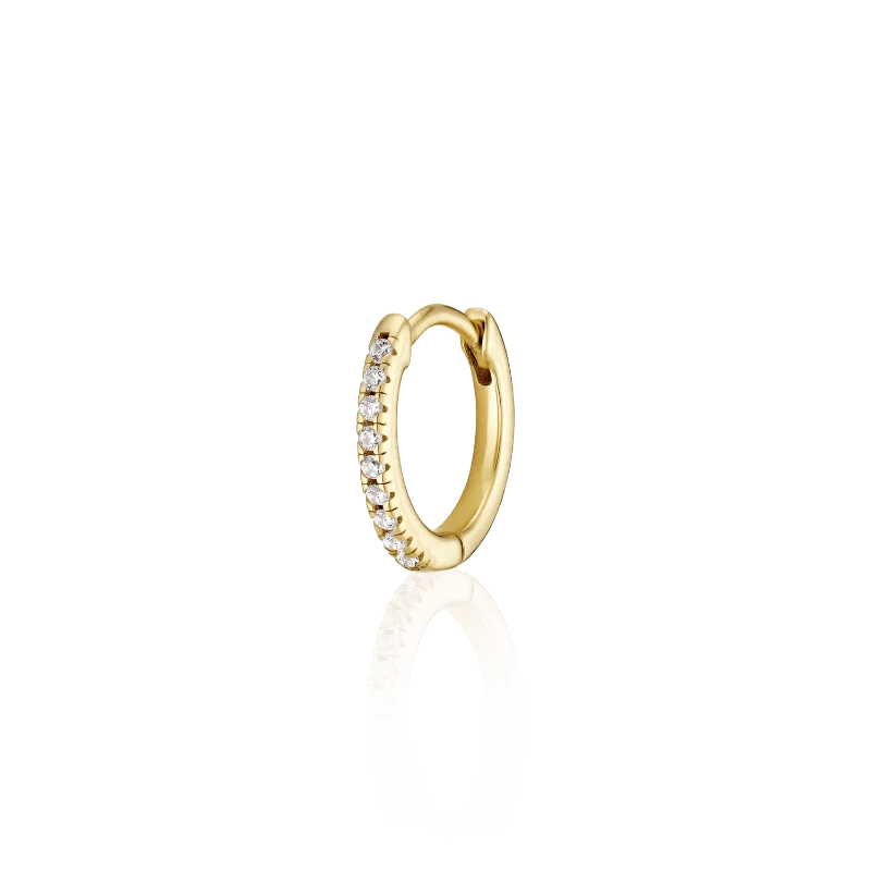Ørering - Grace - Mini Hoop - med zirkoner | Alura Copenhagen - Nordic Home Living