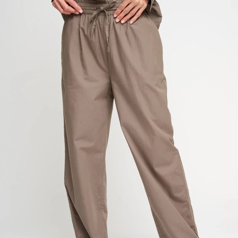 Pants - Moon - Dark Taupe | moshi moshi mind - Nordic Home Living