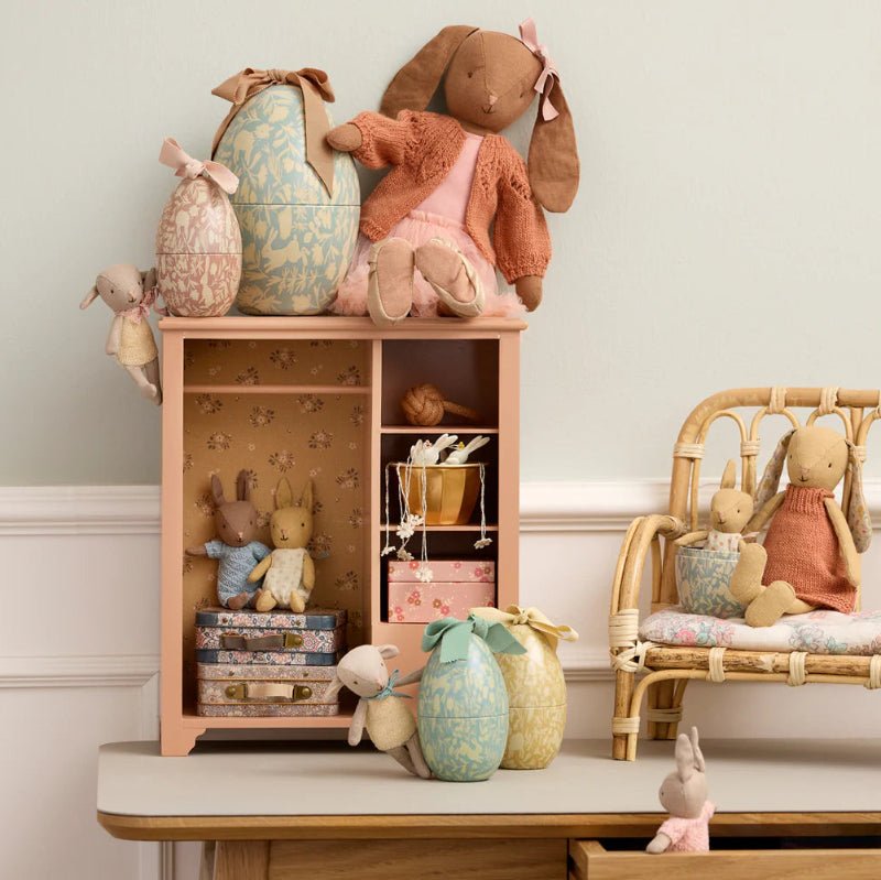 Påskeæg med mikro kanin - Rosa - Nordic Home Living