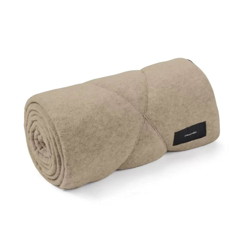 Plaid - Fleece - Beige - Nordic Home Living