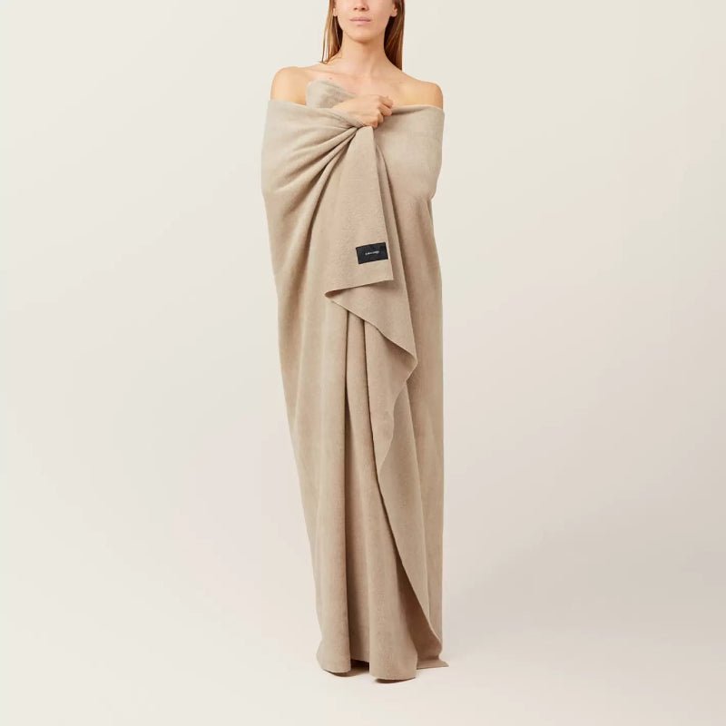 Plaid - Fleece - Beige - Nordic Home Living