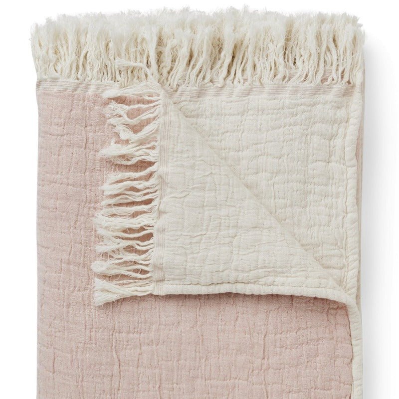Plaid - Sand/Rosa - 130x200 | Compliments - Nordic Home Living