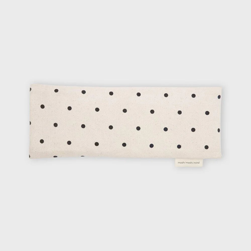 Prikket øjenpude - ecru/ sort - Nordic Home Living