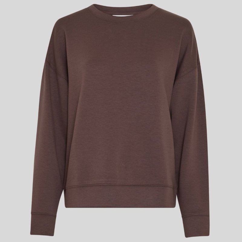 Q sweatshirt - dark brown - Nordic Home Living
