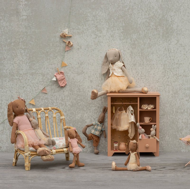 Rattan sofa - stor - natur - Nordic Home Living