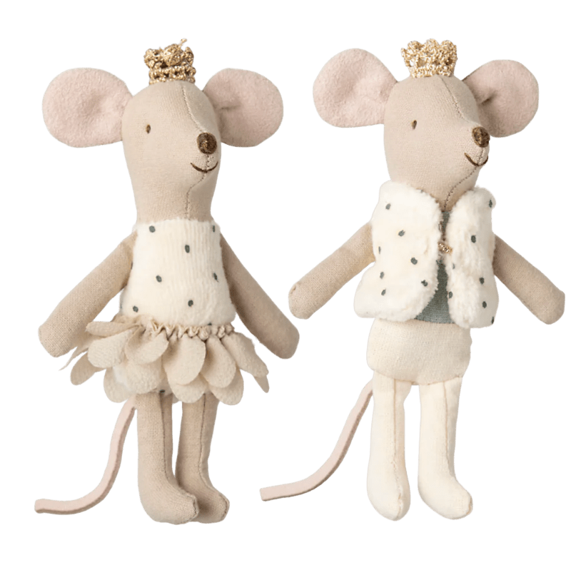 Royal Tvillingemus - Baby mus i tændstikæske - Nordic Home Living