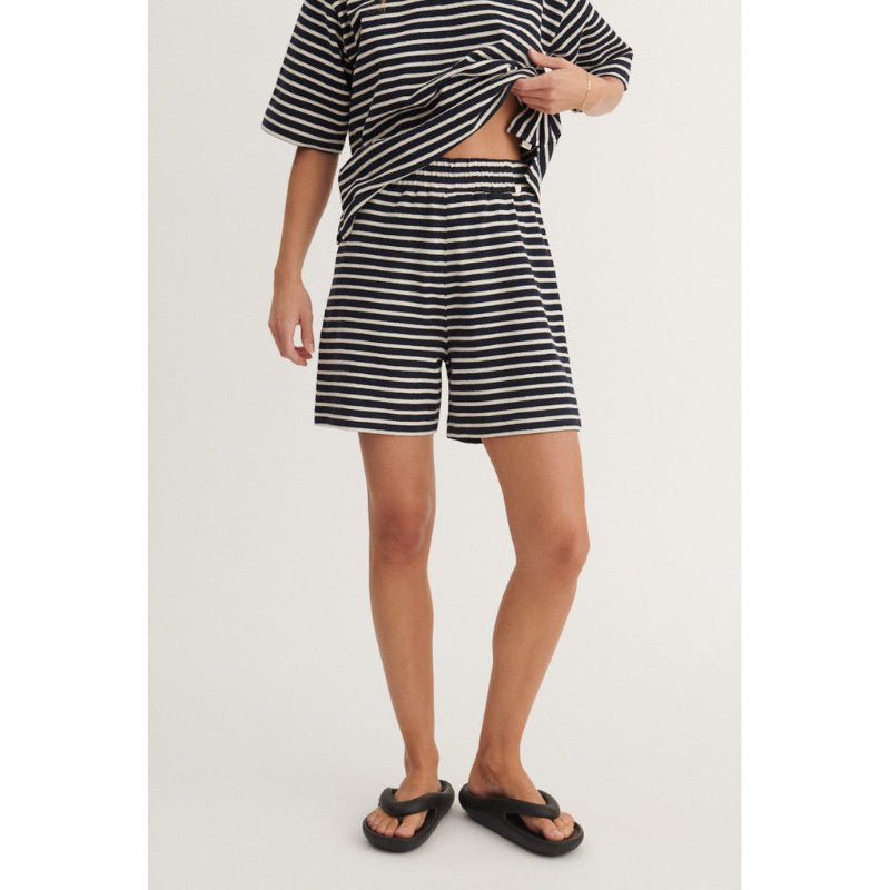 Shorts - Anneli - Sky Captain/Birch - Nordic Home Living