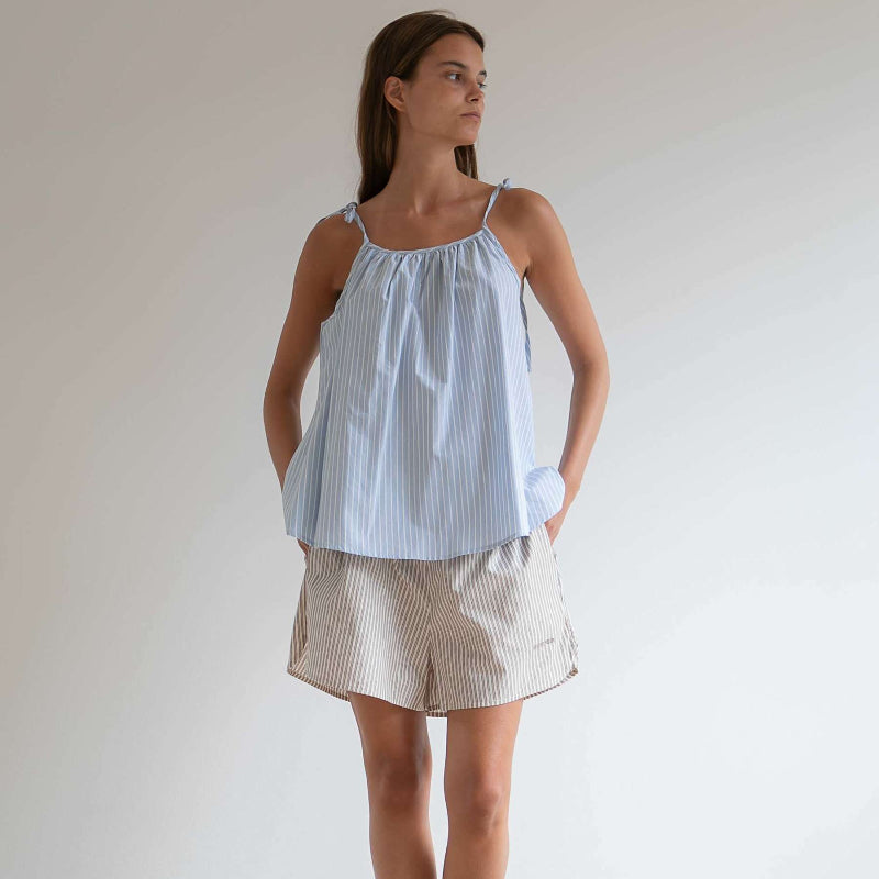 Sia top - mattress stripe