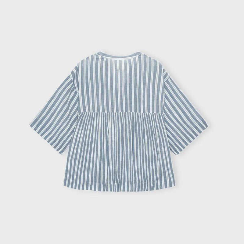 Simple Top - Stripe - sea blue/ecru - Nordic Home Living