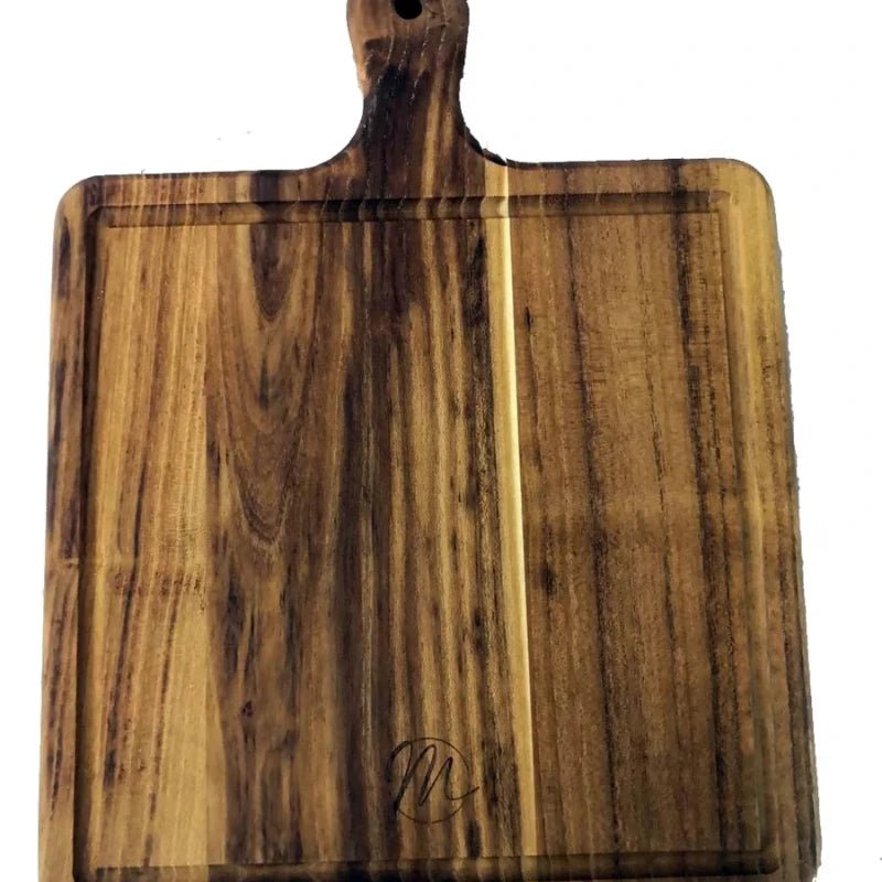Skærebræt - Teak - Firkantet - 25x25 cm | Milton Home - Nordic Home Living