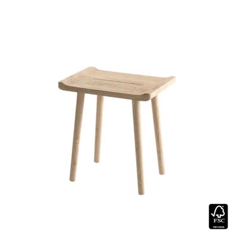 Skammel - Naturlig eg - Nordic Home Living
