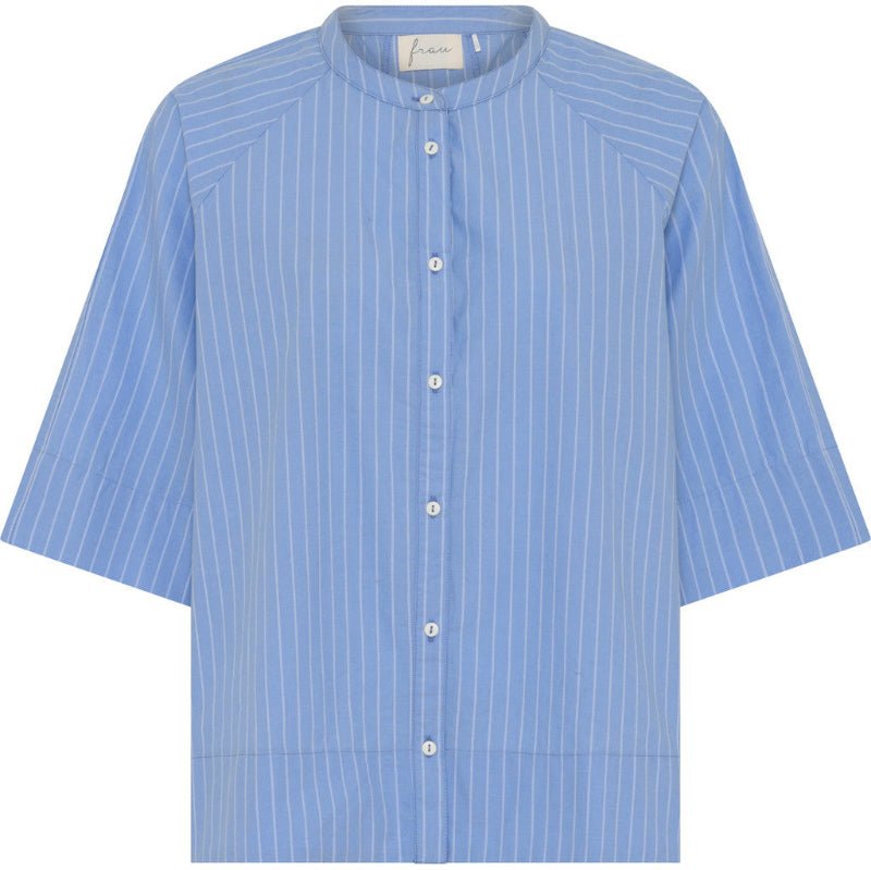 skjorte - Abu Dahbi 3/4 - Hydrangea stripe - Nordic Home Living