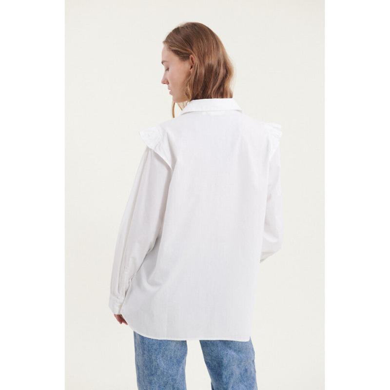 Skjorte - Milly - Hvid | Basic Apparel - Nordic Home Living