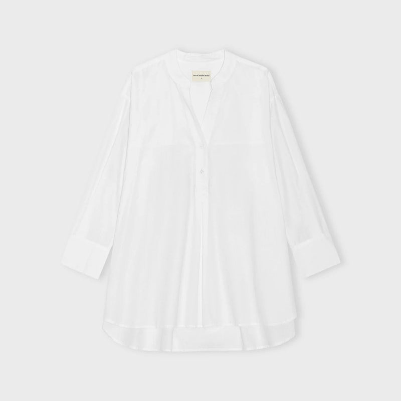 Skjorte - Posy - Poplin - white - Nordic Home Living