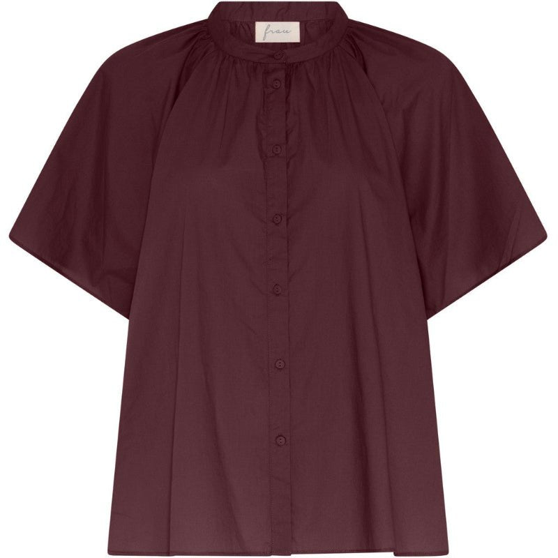 Skjorte - Siena - Red mahogany - Nordic Home Living