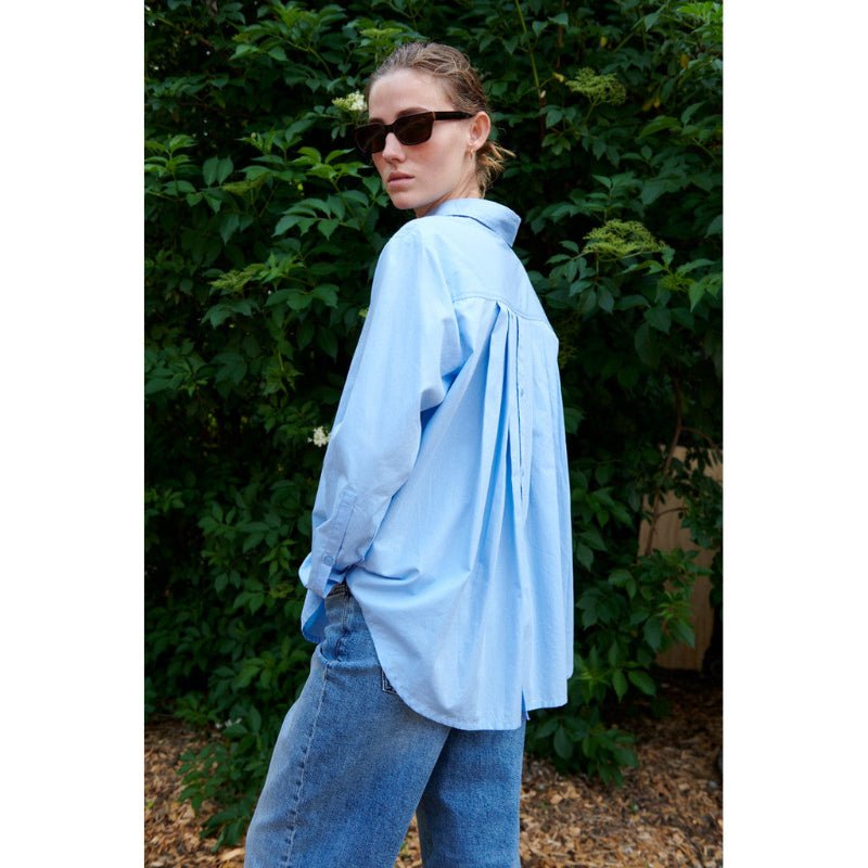 Skjorte - Silje - Frozen Fjord - Nordic Home Living