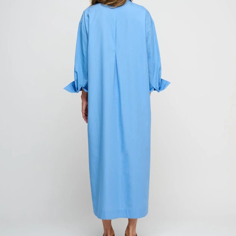 Skjortekjole - Ava - Heaven blue - Nordic Home Living