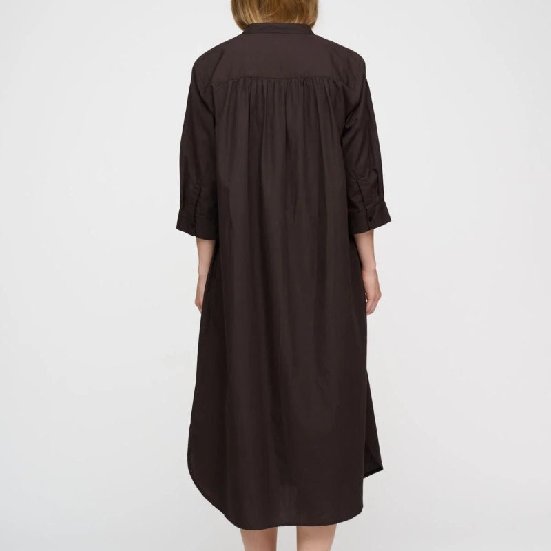 Skjortekjole - Laurella - Dark Brown - Nordic Home Living