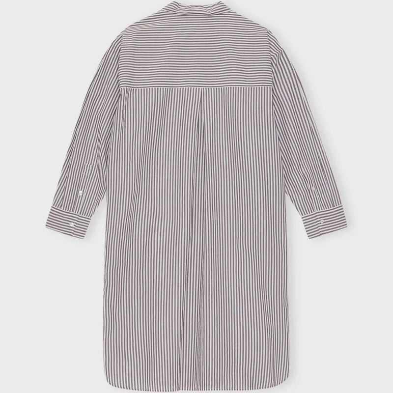 Skjortekjole - Relieve - stripe - Nordic Home Living