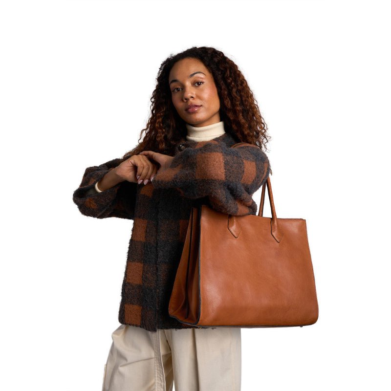 Skuldertaske - Ora Big - Tan - Nordic Home Living