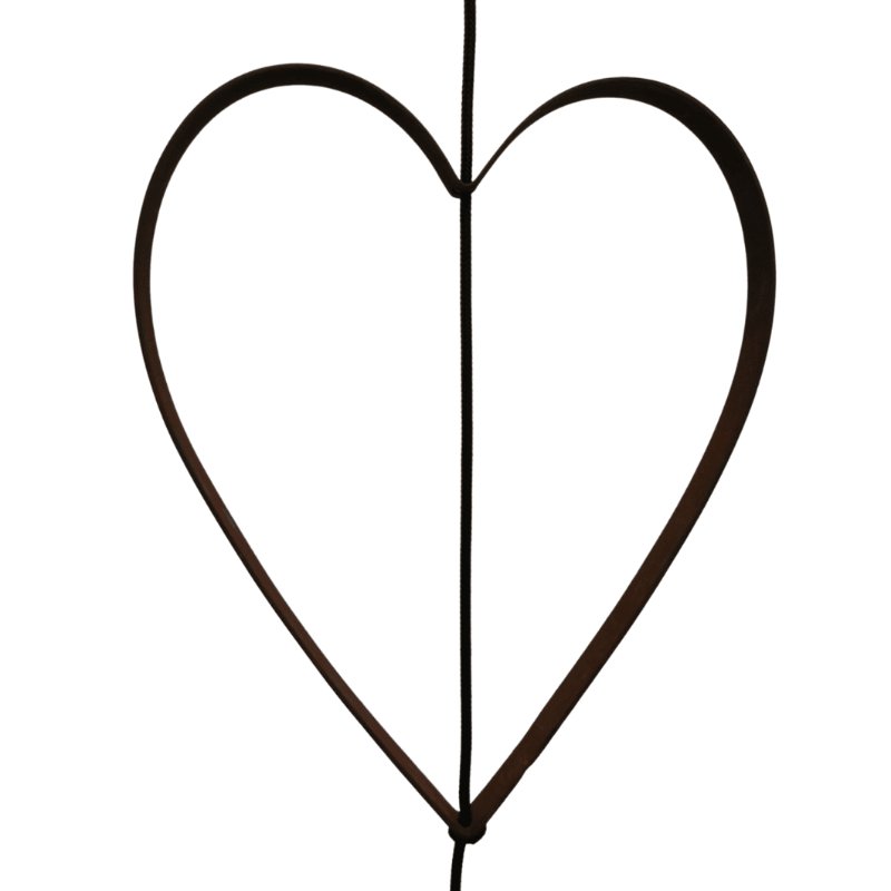 Snoren - Hjerte - Rust - Medium | Nordic by Hand - Nordic Home Living