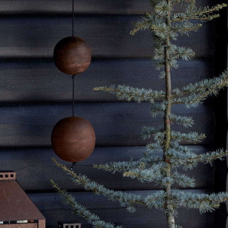 Snoren - Kugle - Rust - XLarge - 14 cm | Nordic by Hand - Nordic Home Living