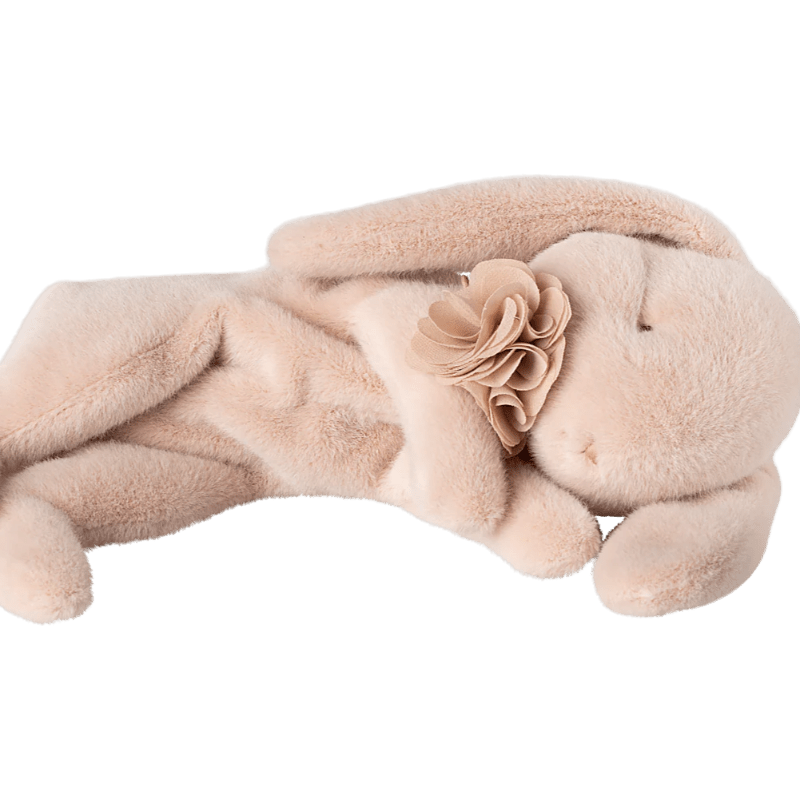 Sovende plyskanin - lille - pudder - Nordic Home Living