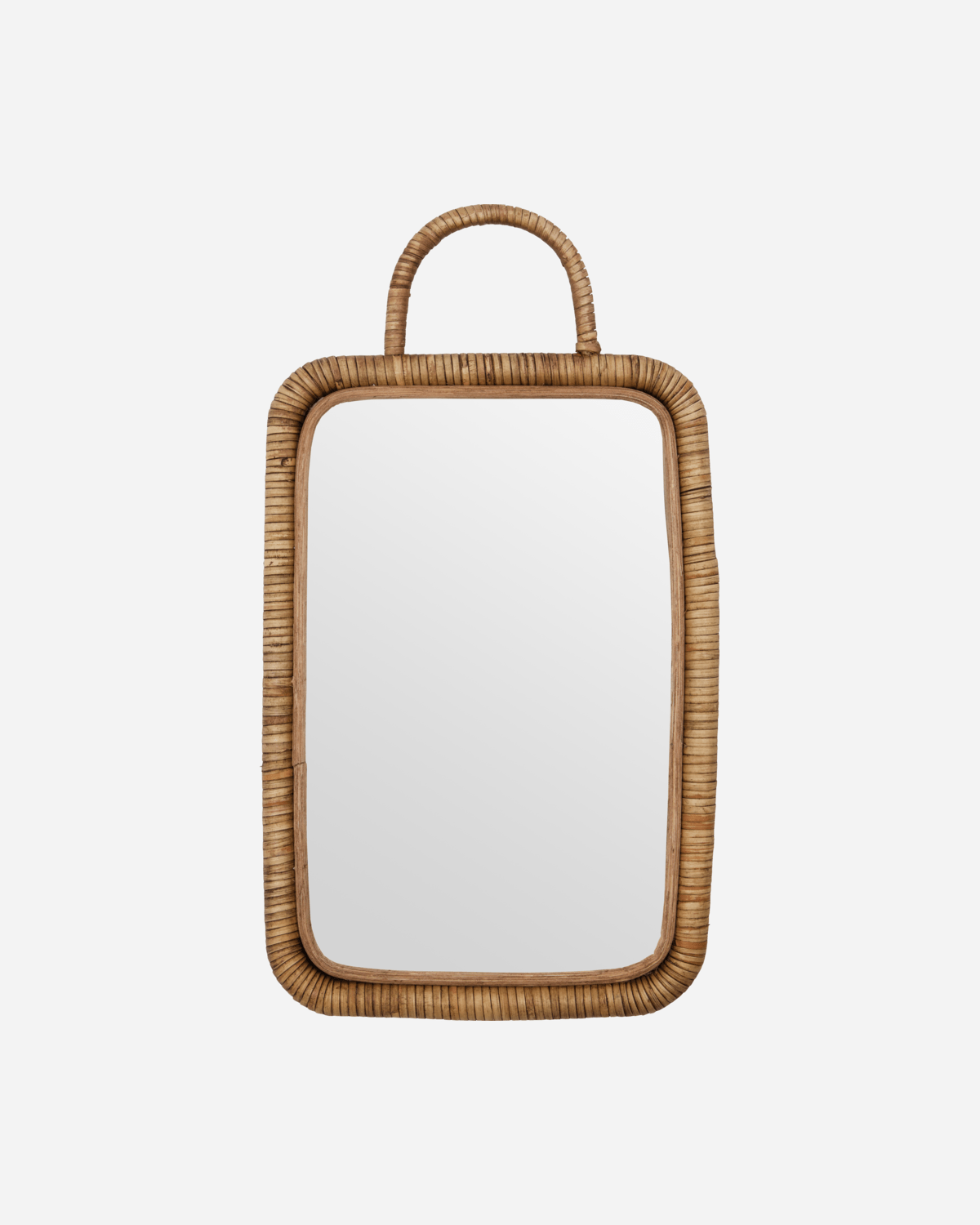 Spejl - Rattan - 24x36 cm - Nordic Home Living
