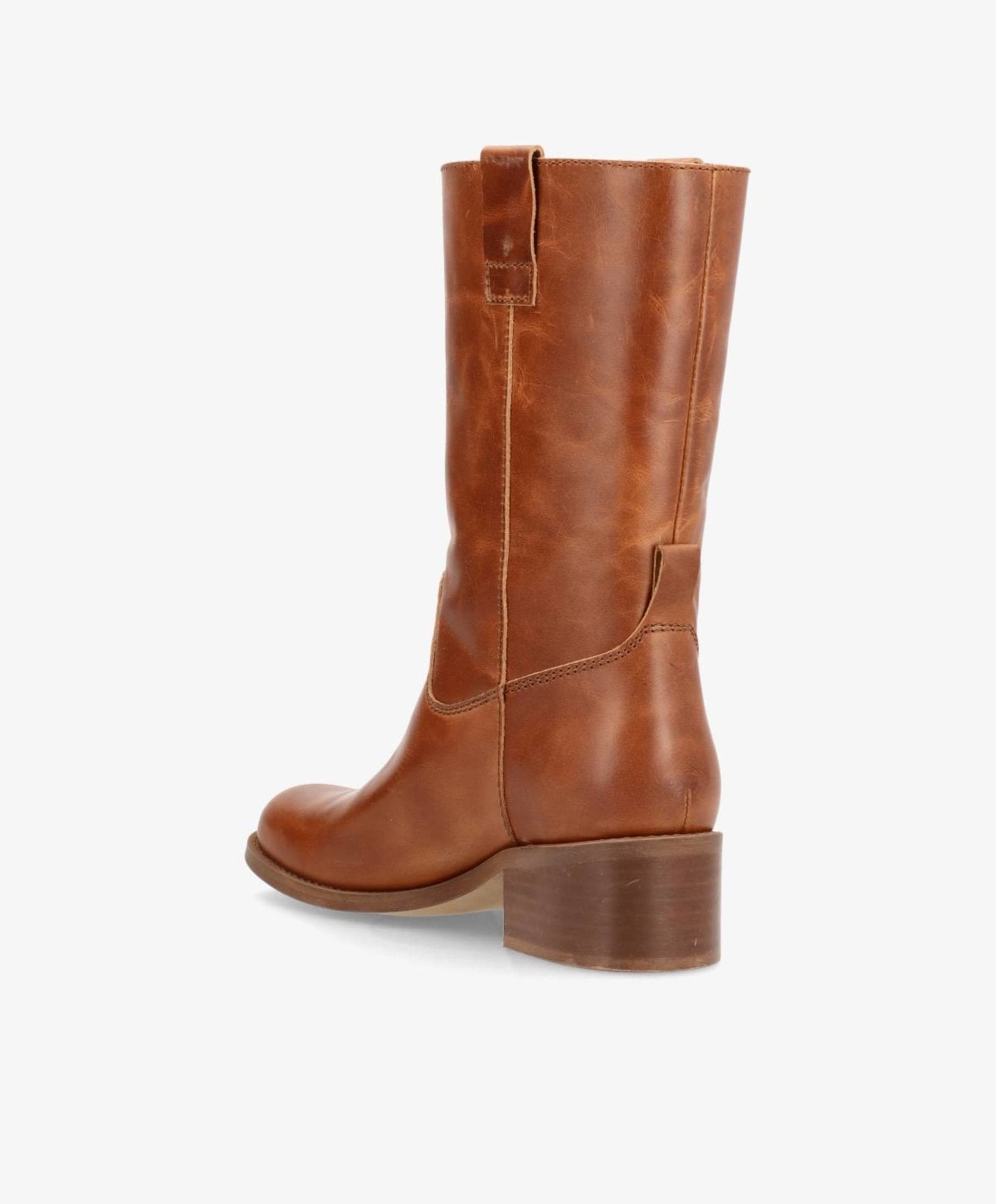 Støvle - Martina - Cognac leather - Nordic Home Living