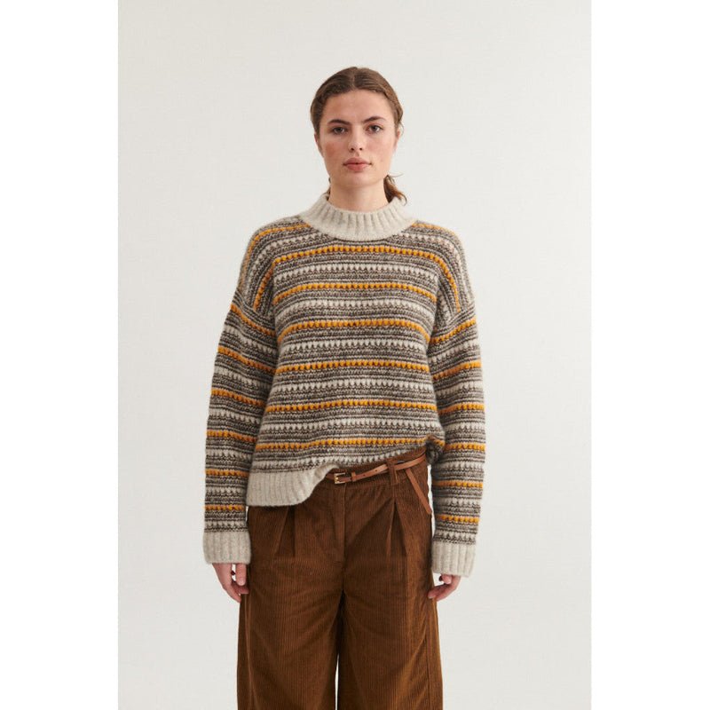 Strik - Sally high neck - light grey - Nordic Home Living