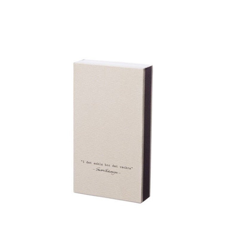 Tændstiksæske - Beige L: 11cm | ERNST - Nordic Home Living