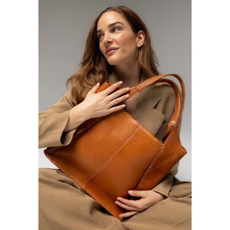 Taske - Jona Big - Burned tan - Nordic Home Living