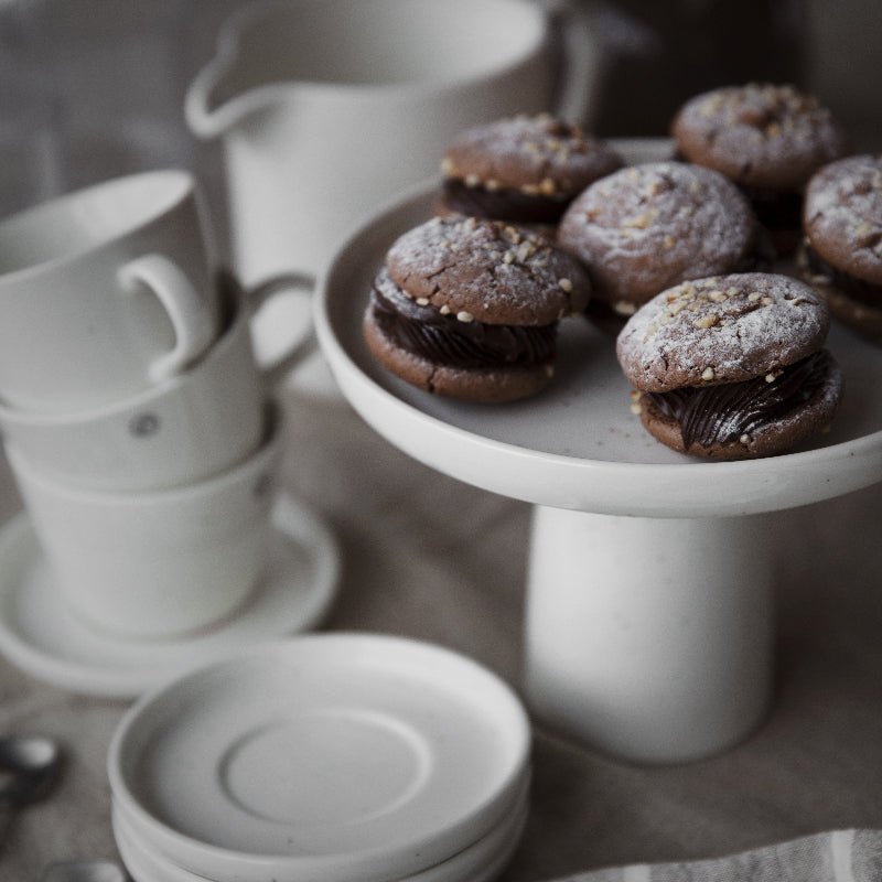 Tekop - Vanilie - Stor - H: 9cm Ø: 12cm - Nordic Home Living