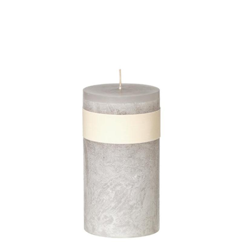 Timber Bloklys - D8 x 23cm - Light Grey | OOhh - Nordic Home Living