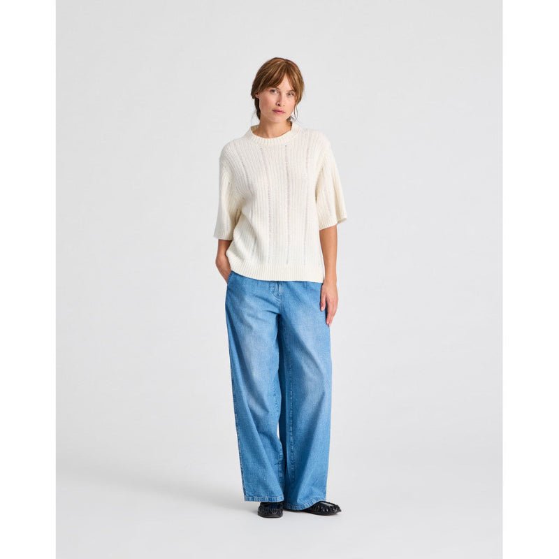 Tulle Strik - drop needle - whisper white - Nordic Home Living