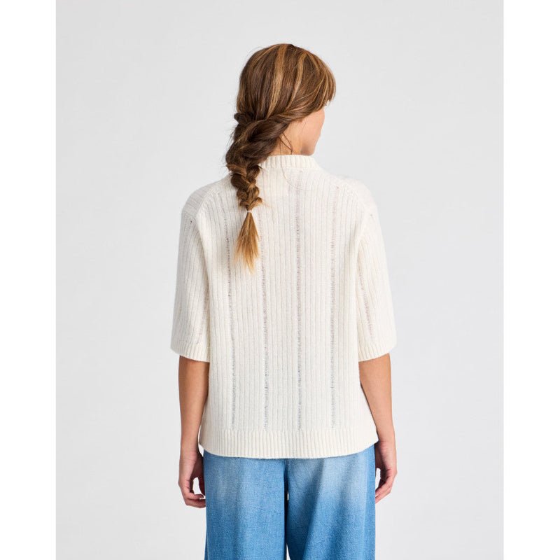 Tulle Strik - drop needle - whisper white - Nordic Home Living