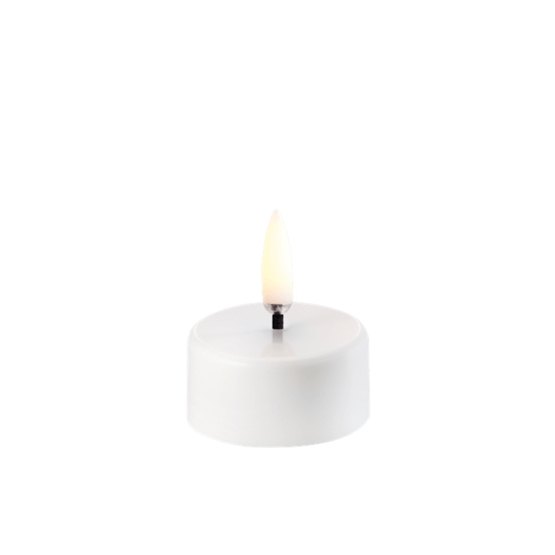 Fyrfadslys 400 (uden voks) B3,9 x H2 cm - Nordisk hvid