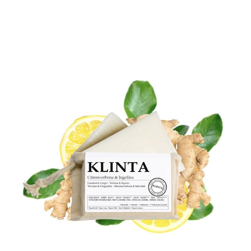 Vegan Sæbe - Lime & Ginger | Klinta - Nordic Home Living